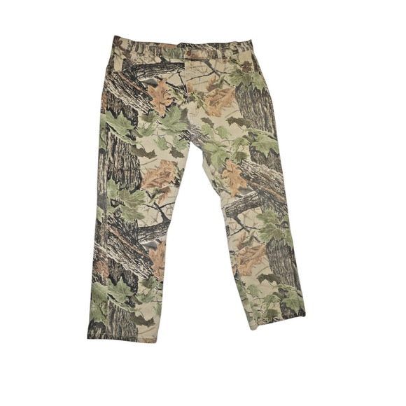 Vintage Duxbak Camo Pants Realtree Duck Hunting Outdoor Jeans USA 5-Pocket Style - Picture 2 of 6